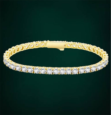 クラシックテニスブレスレット CZジルコニア - BIONTOM 17